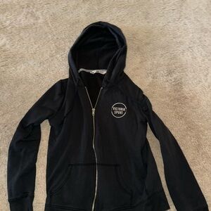 Victoria's Secret sport Black Zip-Up Hoodie Jacket